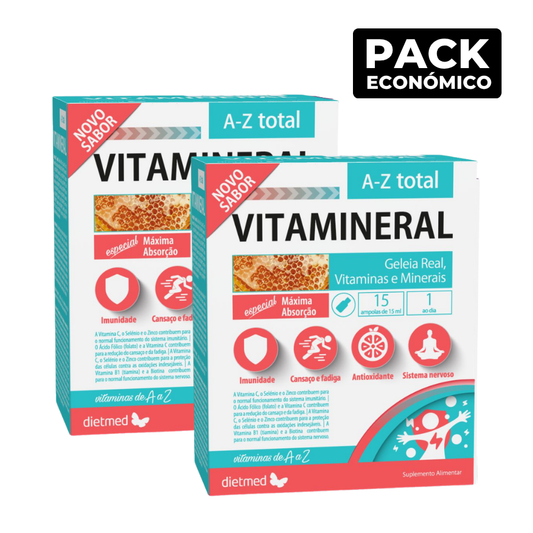 Vitamineral A-Z Total Ampolas 2x15