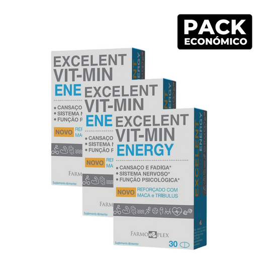 Excelent Vit-Min Energy Comprimidos 3x30