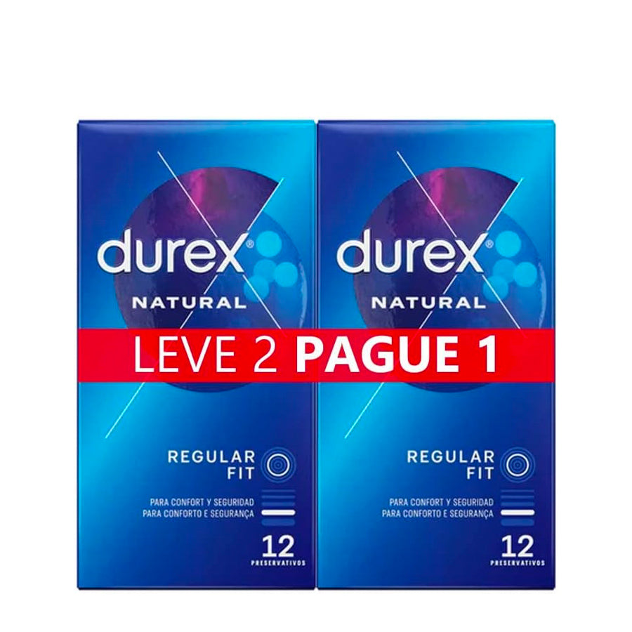 Durex Natural Preservativos Pack 2x12