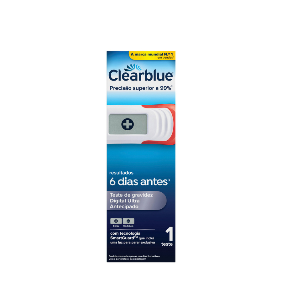 Prueba de embarazo digital Clearblue Ultra Early, 6 días