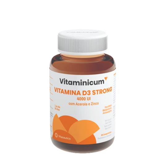 Vitaminicum Vitamina D3 Strong 4000 UI Cápsulas x90