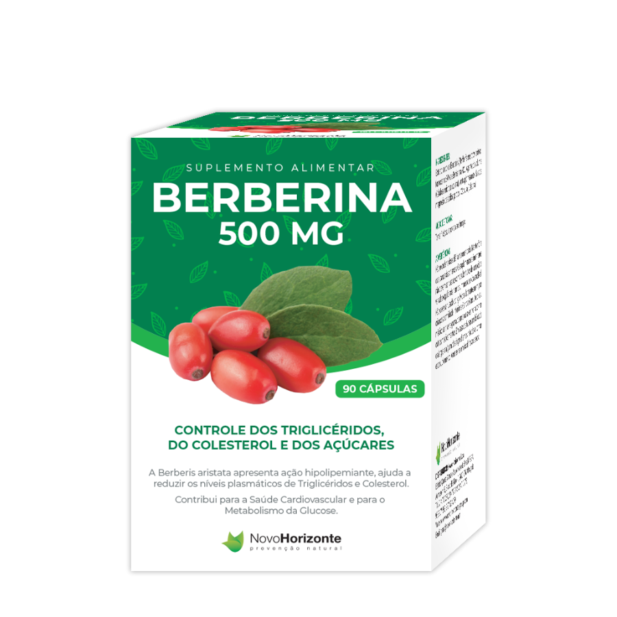 Novo Horizonte Berberine 500mg Capsules x90