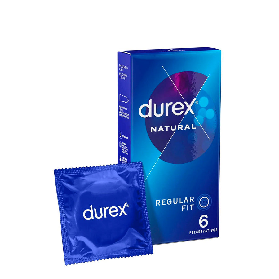 Preservativos Durex Naturales x6