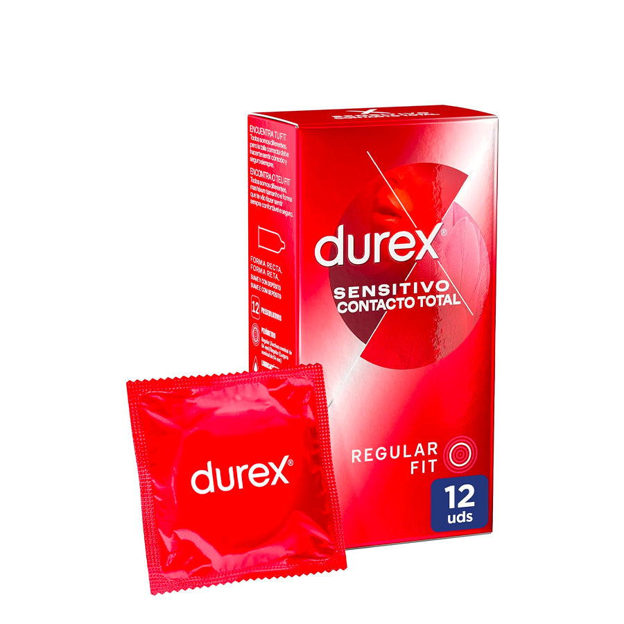 Preservativos Durex Sensitive Contacto Total x12
