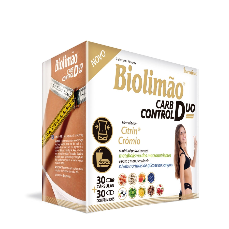 Biolimão Control Carb Duo 30 Cápsulas + 30 Comprimidos