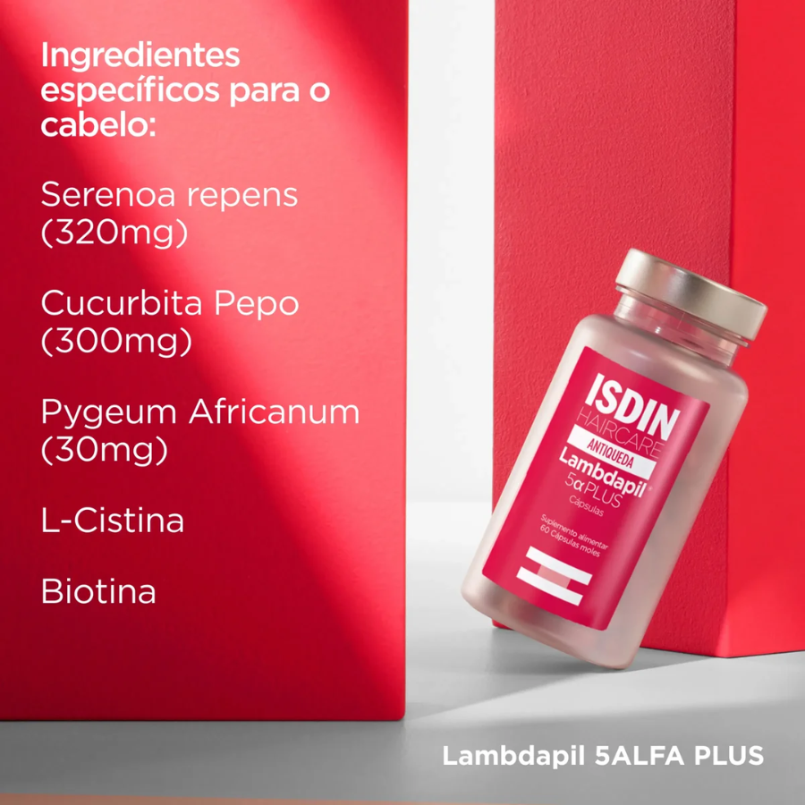 Isdin Lambdapil 5Alfa Plus Cápsulas x60