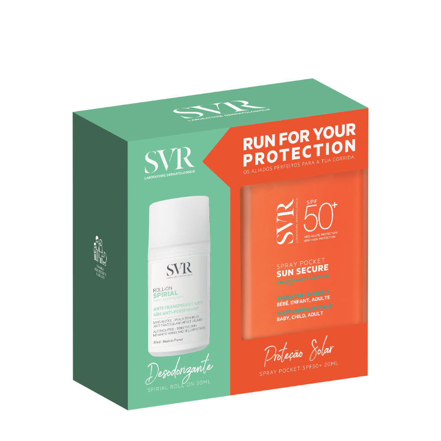SVR Spirial Roll-On 50ml + Sun Secure Spray Pocket 20ml