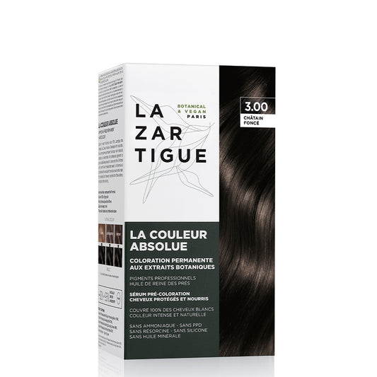 Lazartigue Permanent Hair Color Shade 3.00 Dark Brown