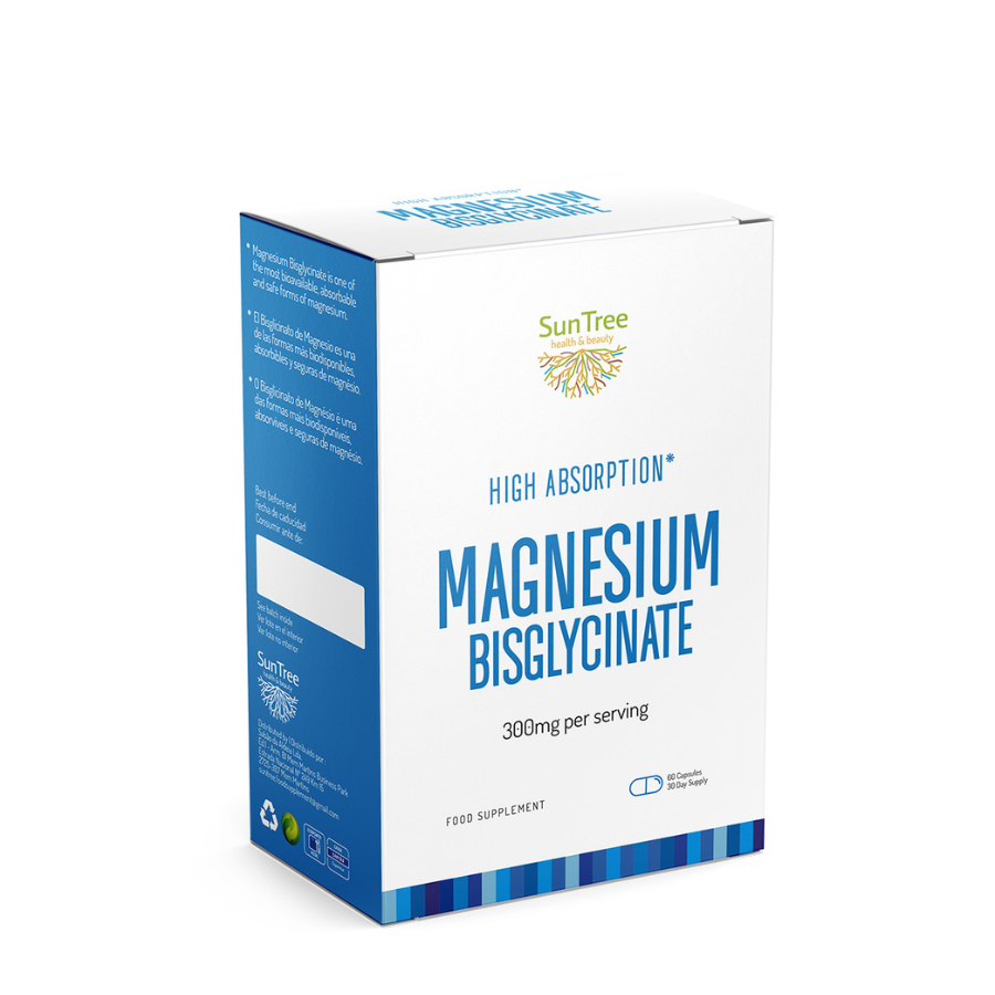 SunTree Magnésio Bisglicinato Cápsulas x60