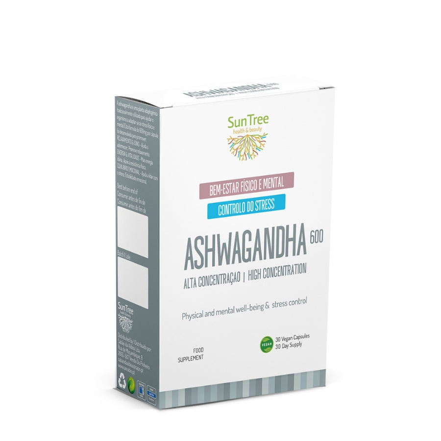 SunTree Ashwagandha 600 Cápsulas x30