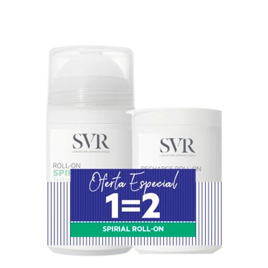 SVR Spirial Roll-On Antitranspirante 48h 50ml + Recambio 50ml