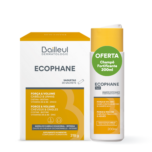 Ecophane Comprimés x60 + Shampoing Fortifiant 200 ml
