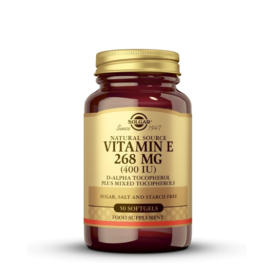 Solgar Vitamina E 268mg 400UI Cápsulas x50