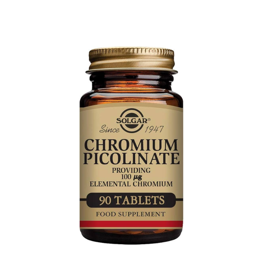 Solgar Chromium Picolinate 100mcg Cápsulas x90