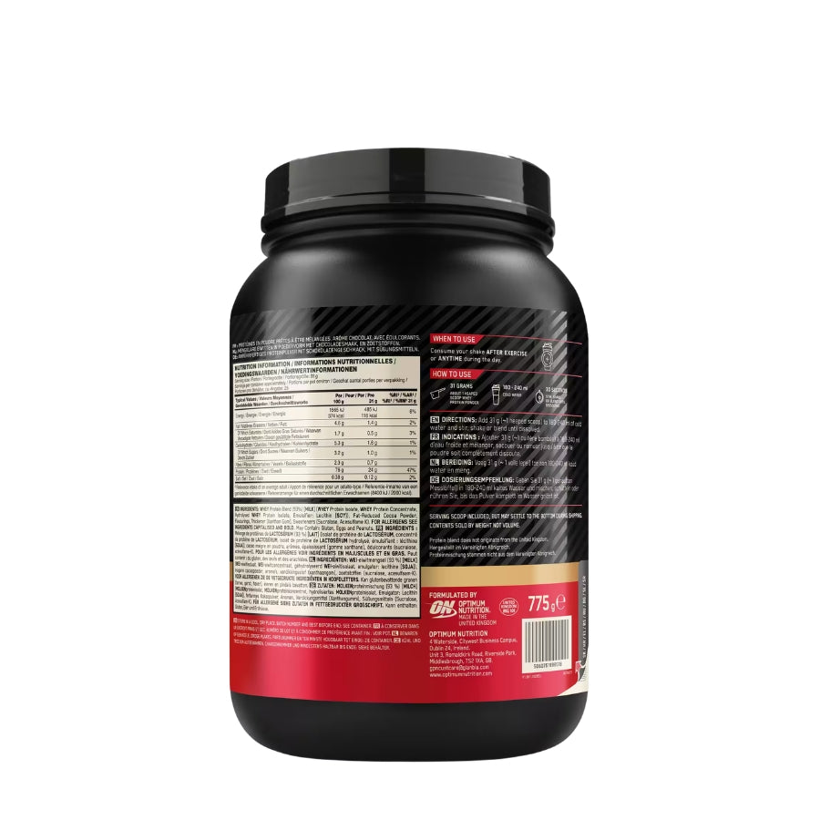 Optimum Nutrition Gold Standard 100% Whey Duplo Chocolate 775g