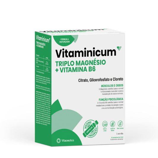 Vitaminicum Triplo Magnésio + Vitamina B6 Ampolas x15