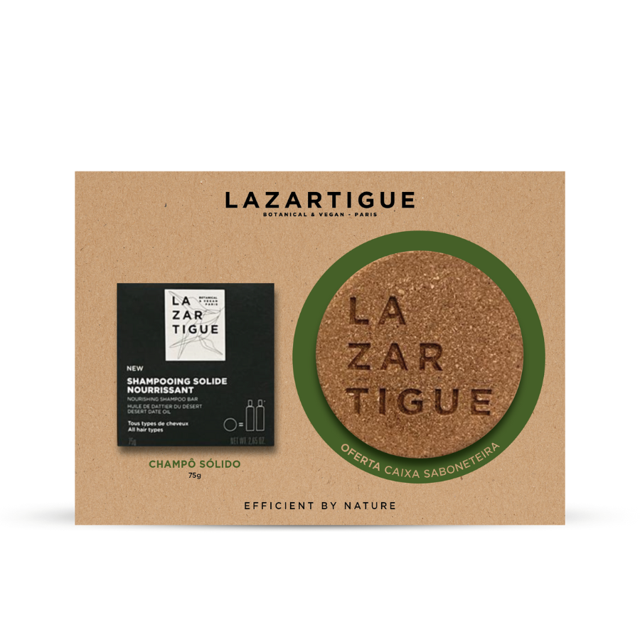 Lazartigue Solid Shampoo 75g + Soap Box