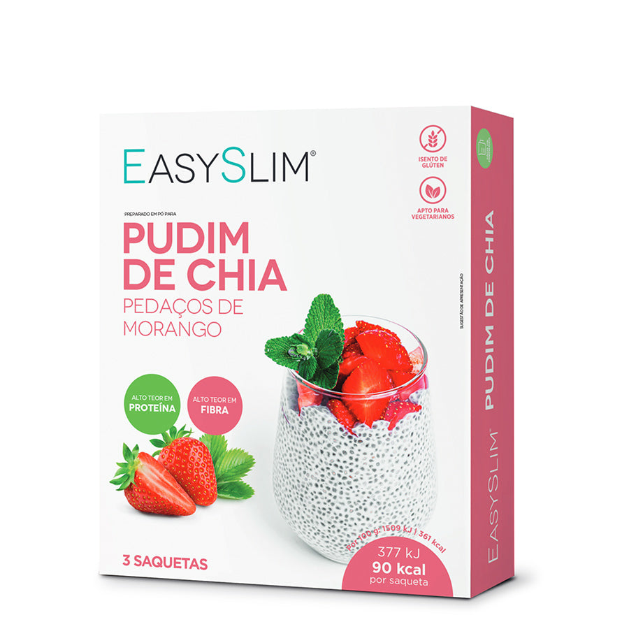 Easyslim Chia Pudding with Strawberry x3