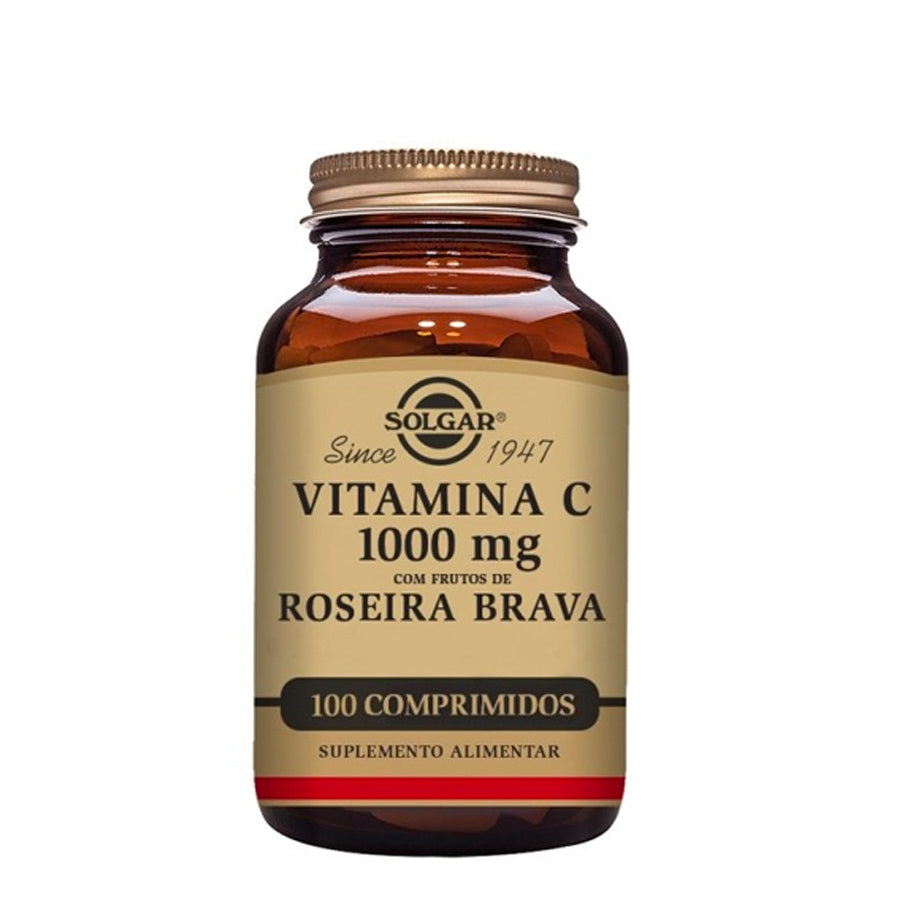 Solgar Vitamina C Rose Hips 1000mg Cápsulas x100
