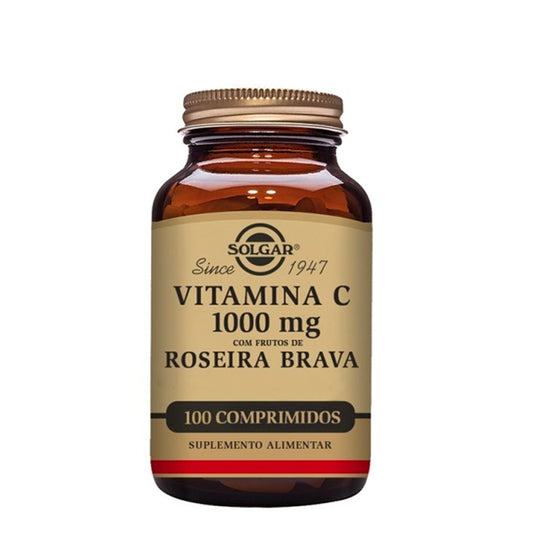 Solgar Vitamin C Rose Hips 1000mg Capsules x100