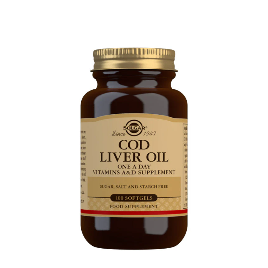 Solgar Cod Liver Oil Cápsulas x100