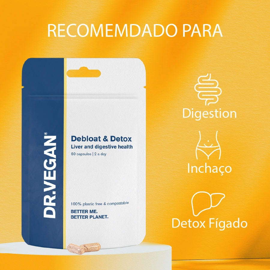 Dr. Vegan Cápsulas Hinchazón y Detox x60