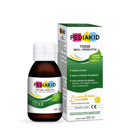 Jarabe Pediakid para la tos seca y productiva 125 ml
