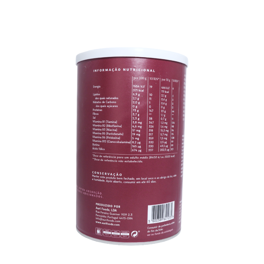 Auri Foods Vegan Proteína Blend Frutos Vermelhos 450g