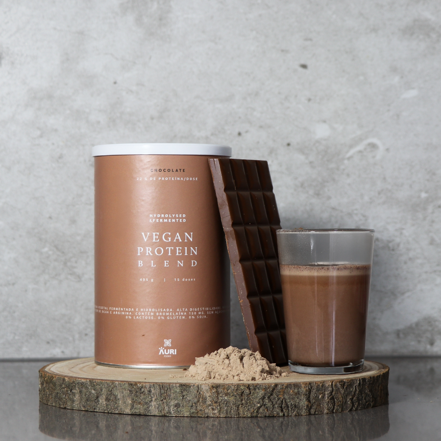 Auri Foods Vegan Proteína Blend Chocolate 495g