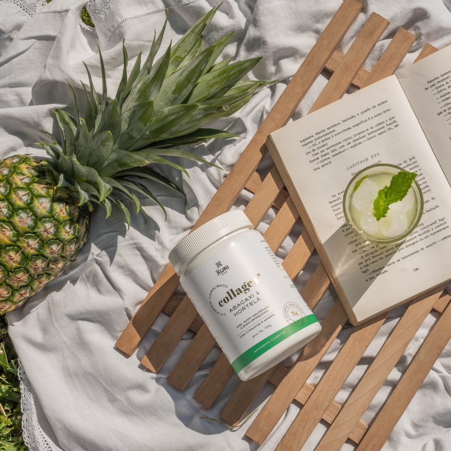 Auri Foods Colagénio Verisol Abacaxi e Hortelã 150g