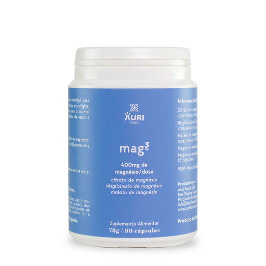 Auri Foods Magnésio MAG3 Cápsulas x90