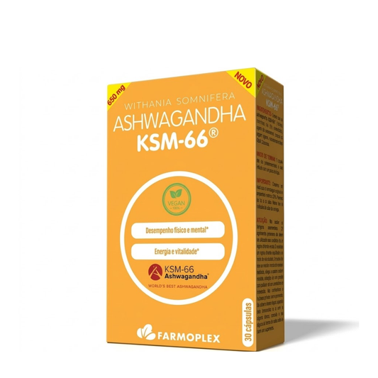 Ashwagandha KSM-66 Cápsulas x30
