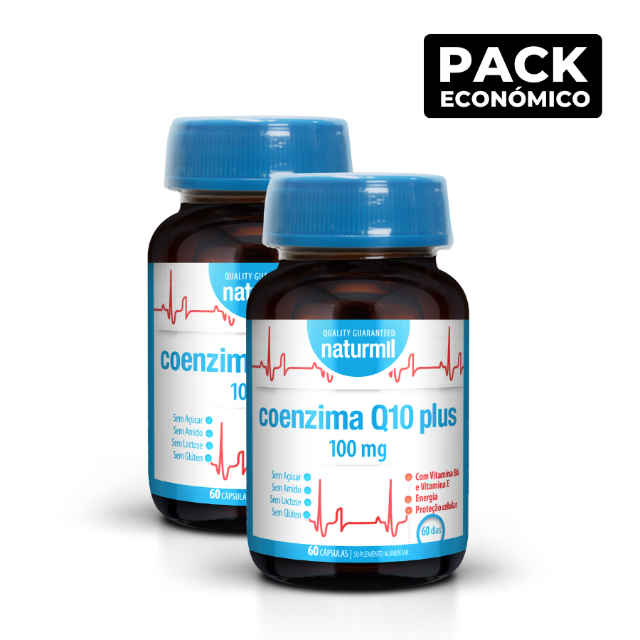 Naturmil Coenzima Q10 Plus 100mg Cápsulas 2x60