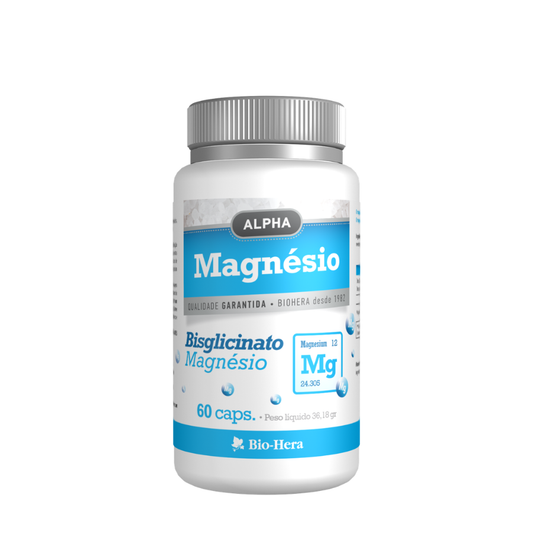Bio-Hera Alpha Magnésio Bisglicinato Cápsulas x60