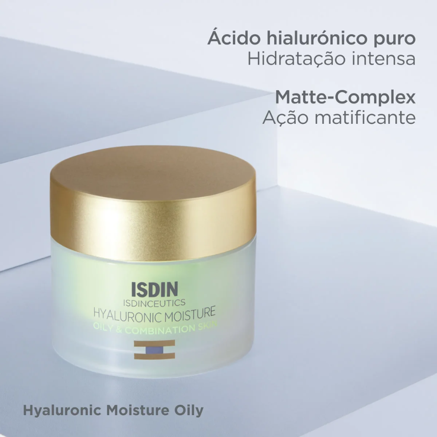 Isdin Isdinceutics Prevent Hyaluronic Moisture Pele Oleosa Recarga 50g