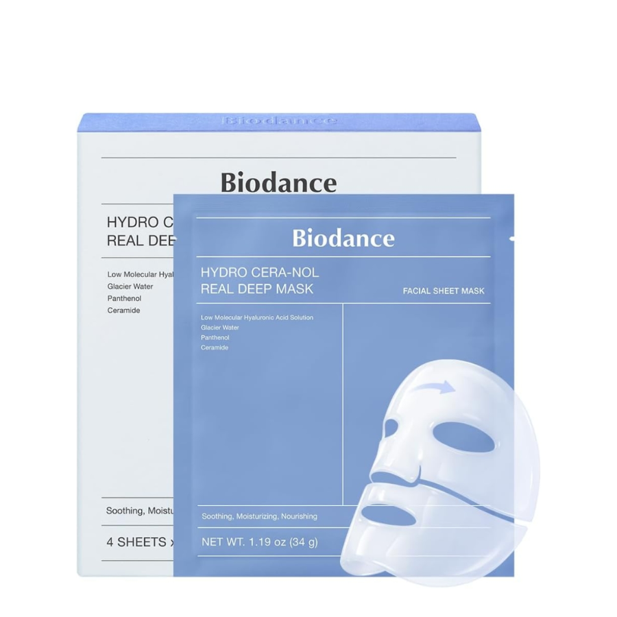 Biodance Hydro Cera-Nol Real Deep Máscara Hidratante x4
