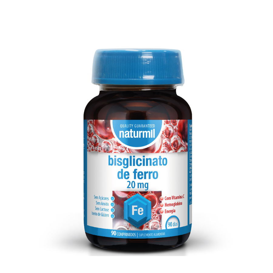 Naturmil Bisglicinato de Ferro Comprimidos x90