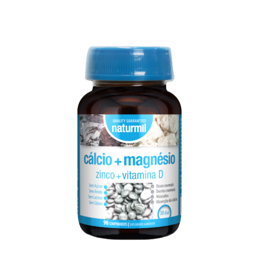 Naturmil Calcium + Magnesium + Zinc + Vitamin D Tablets x90