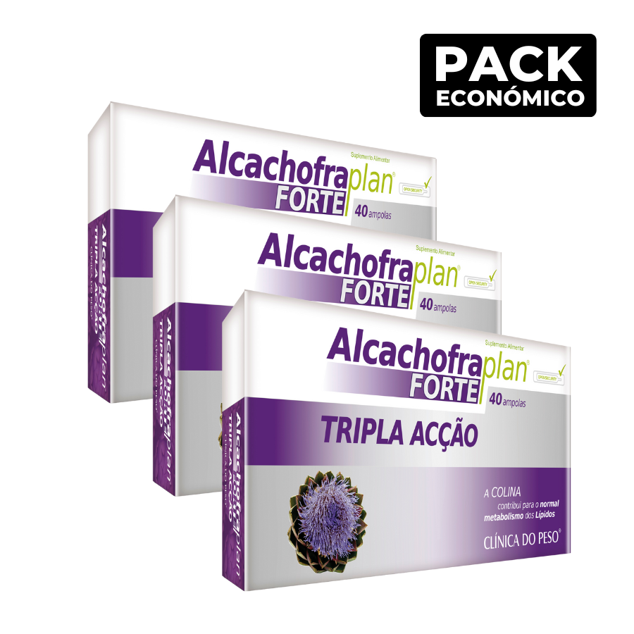 Alcachofra Plan Forte Tripla Ação Ampolas 3x40