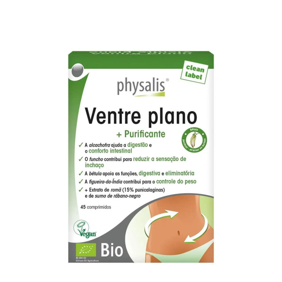 Physalis Ventre Plano Comprimidos x45
