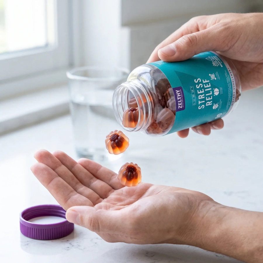 Zelthy Gummy Stress Relief Gomas x90