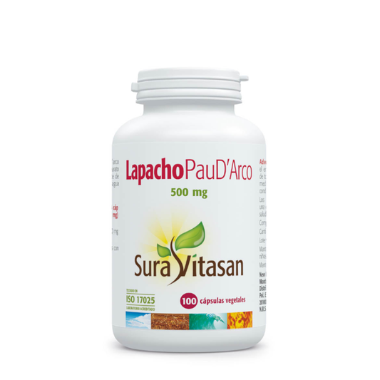 Sura Vitasan Lapacho Pau D'Arco 500mg Cápsulas x100