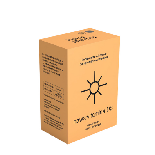 Hawa Vitamina D3 Cápsulas x60