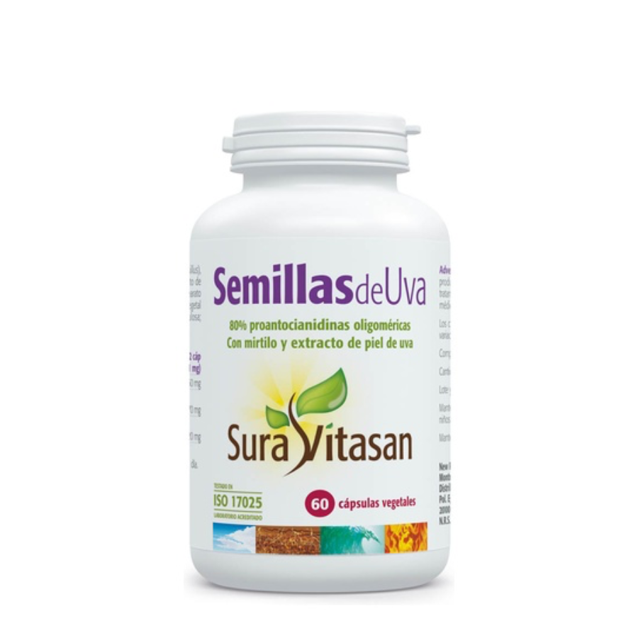 Sura Vitasan Sementes de Uva Cápsulas x60