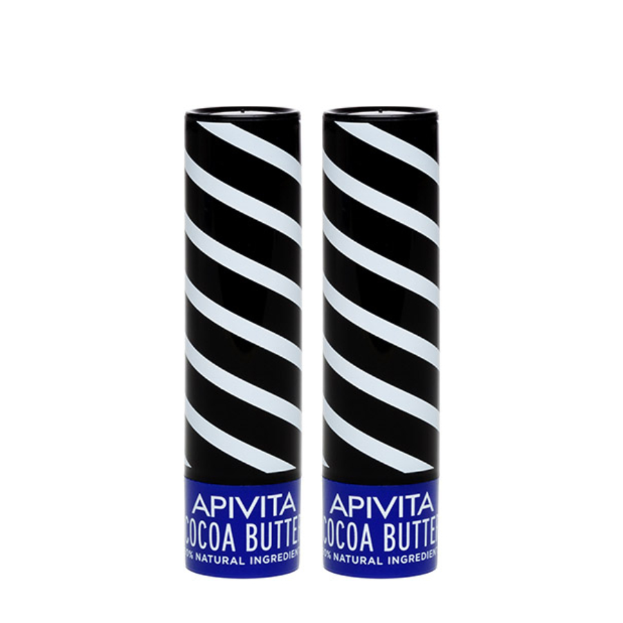 Apivita Cocoa Butter Lip Care 2x4.4g