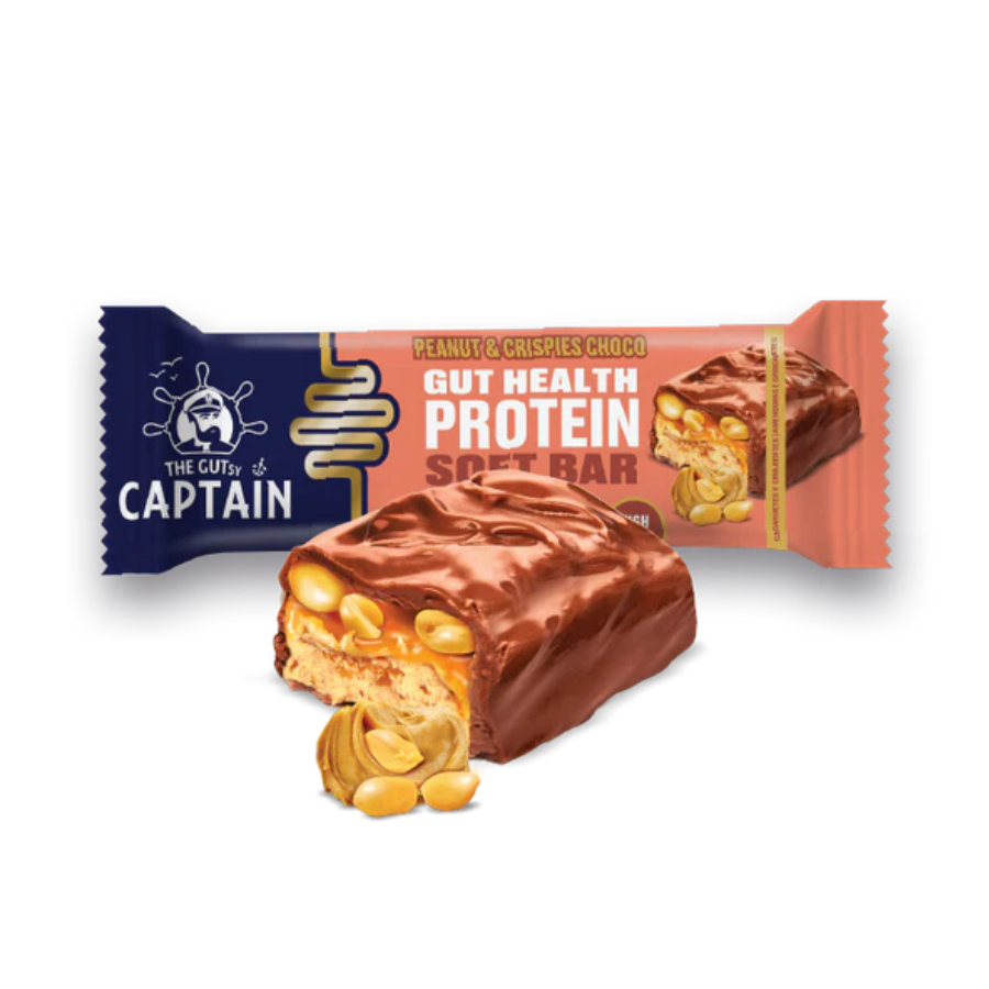 GUTsy Captain Chocolate &amp; Peanut Protein Bar 50g