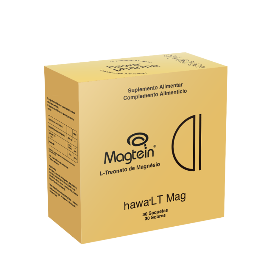 Hawa Magtein L-Treonato de Magnésio Saquetas x30
