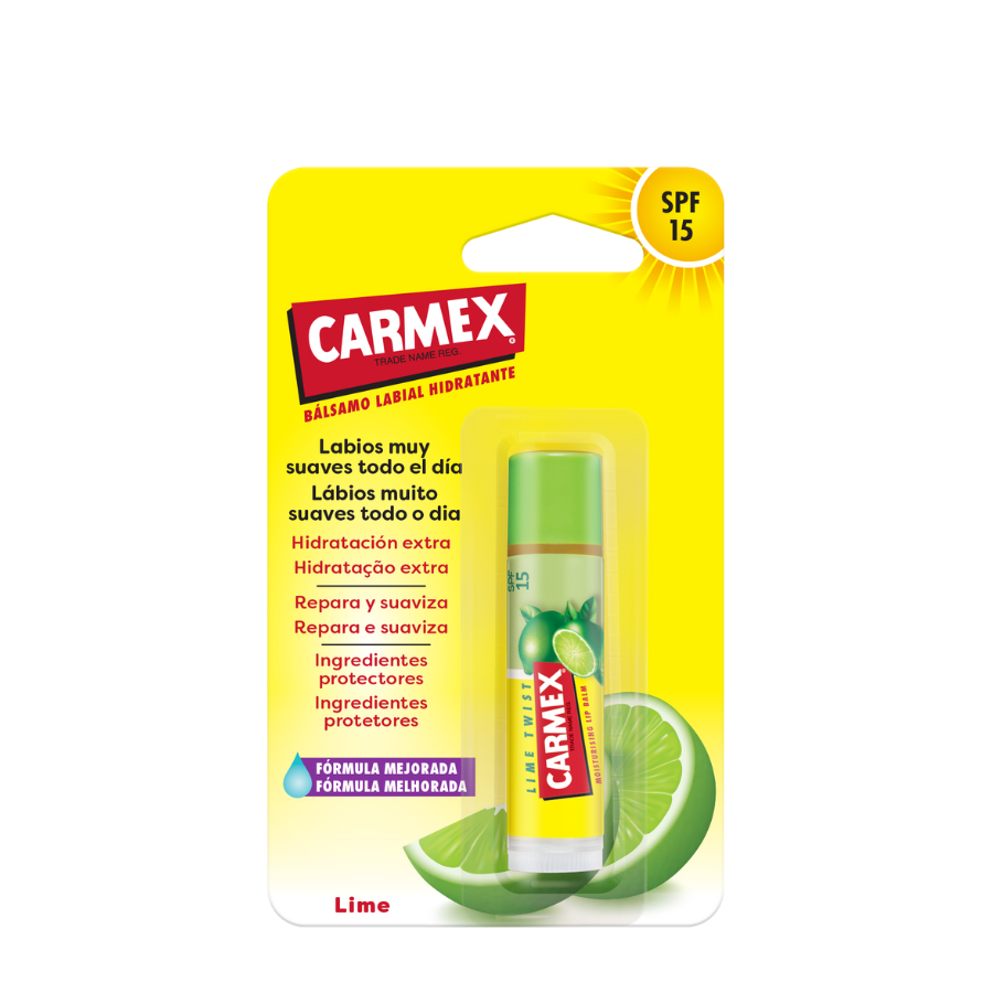Carmex Lime Twist Stick Lèvres Hydratant SPF15 4,25 g