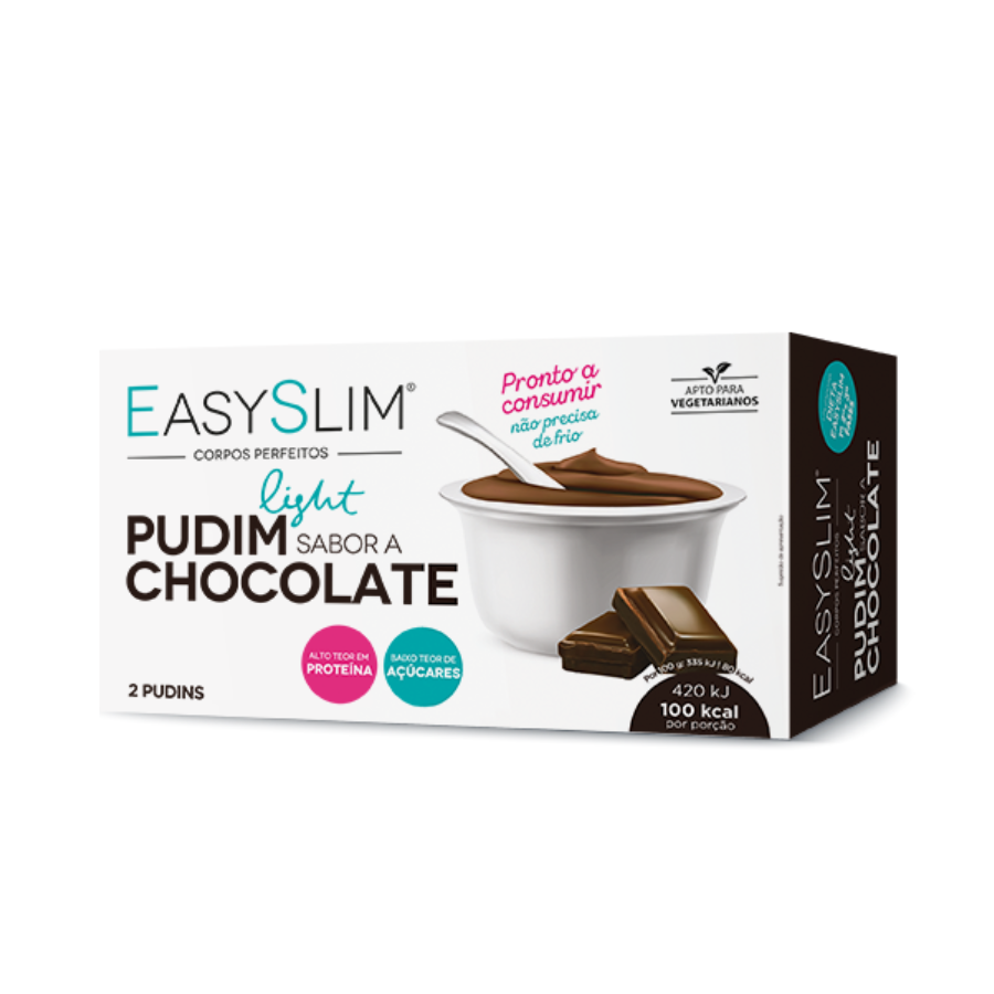 Easyslim Pudim Sabor a Chocolate 2x125g