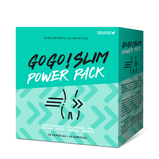 Go Go Slim Power Pack 30 Ampolas + 30 Comprimidos